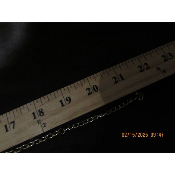 Enamel Blue rhinestone bib necklace sparkles in the light claw clasp gold tone - Picture 4 of 4